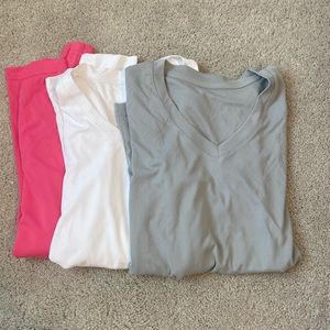 Pack of 3 V-neck long sleeves